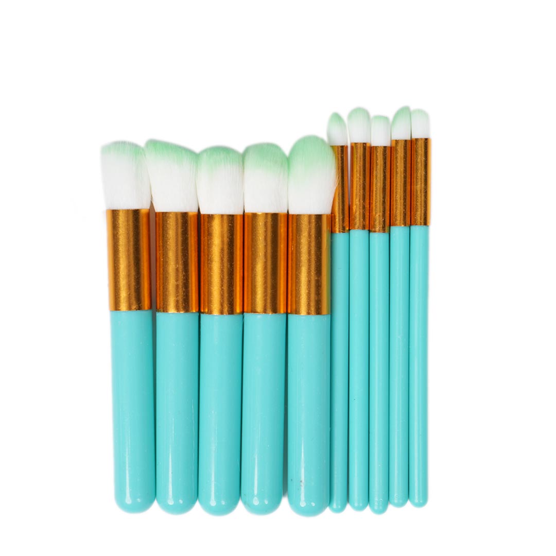 KIT | LOT DE 10 PINCEAUX DE MAQUILLAGE
